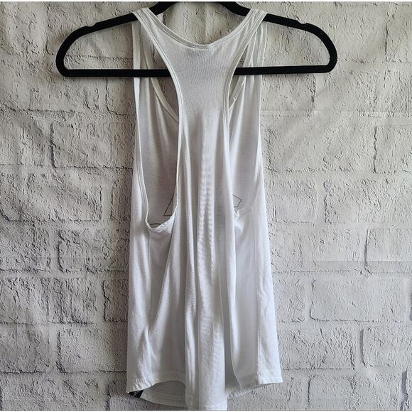 Adidas Floral Logo White Tank Top Size XS - Picture 3 of 13